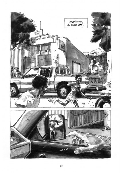 BeccoGiallo Ilaria Alpi Graphic Journalism fumetto 144 pp b/n