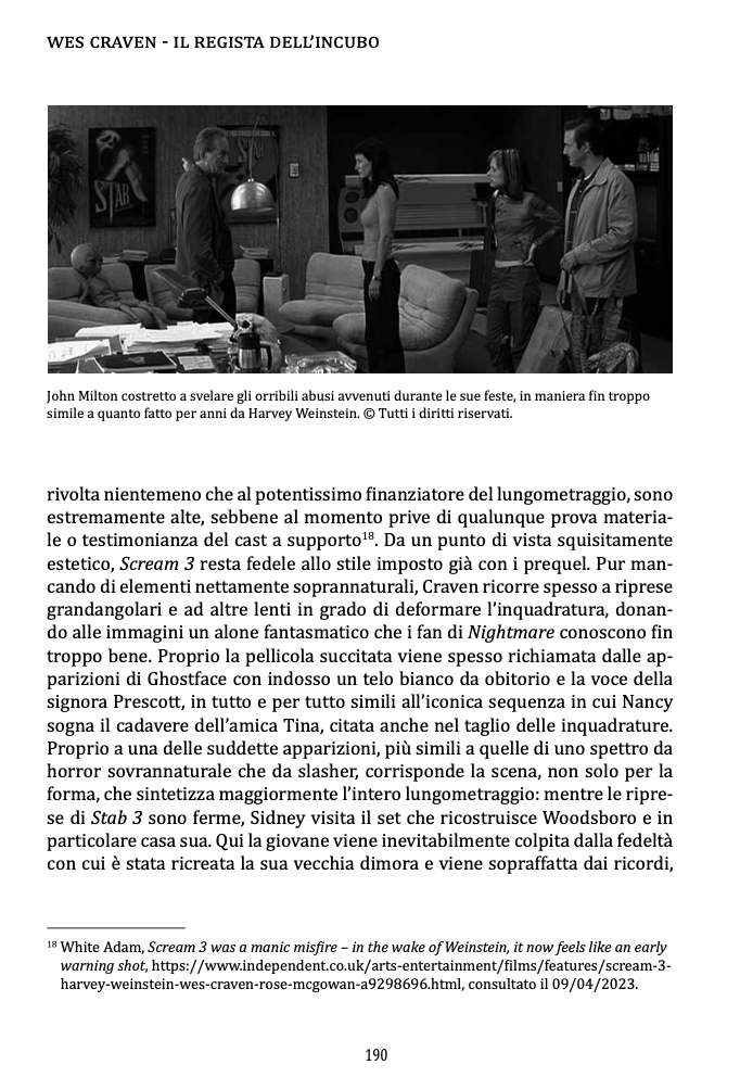 Nicola Pesce Wes Craven Il regista dell'Incubo libro