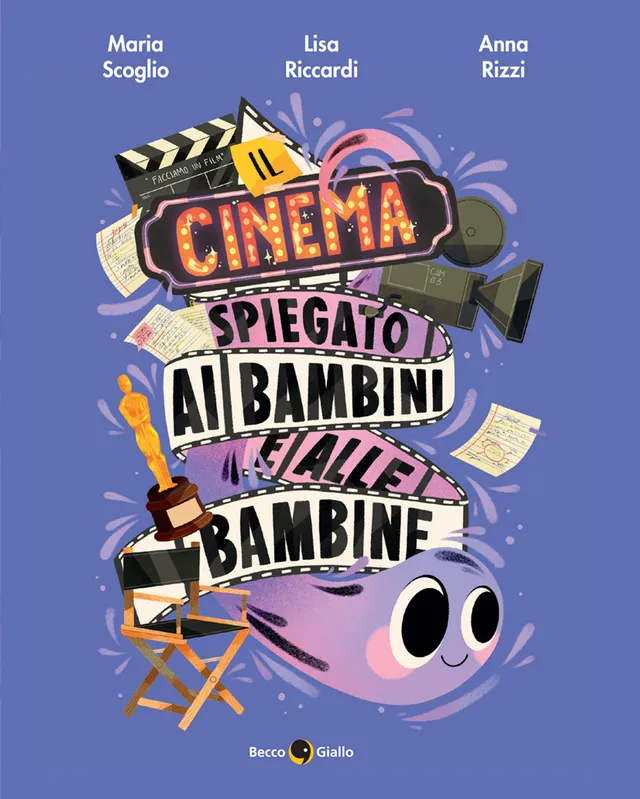 BeccoGiallo Kids Il cinema spiegato ai bambini fumetto cartonato 72 pp