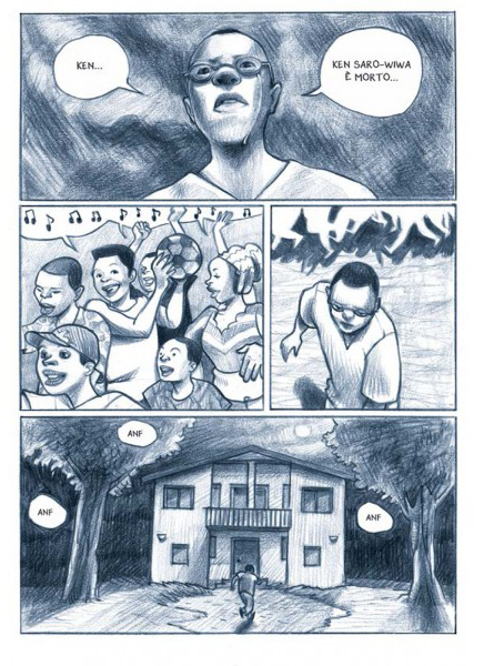 BeccoGiallo Biografie Ken Saro-Wiwa fumetto brossura 136pp