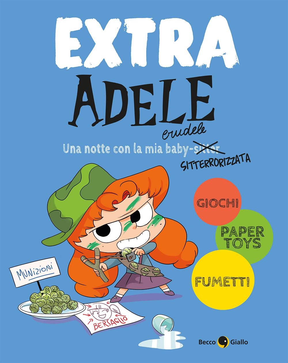 BeccoGiallo Kids Extra Adele baby-sitterrorizzata fumetto 96 pp