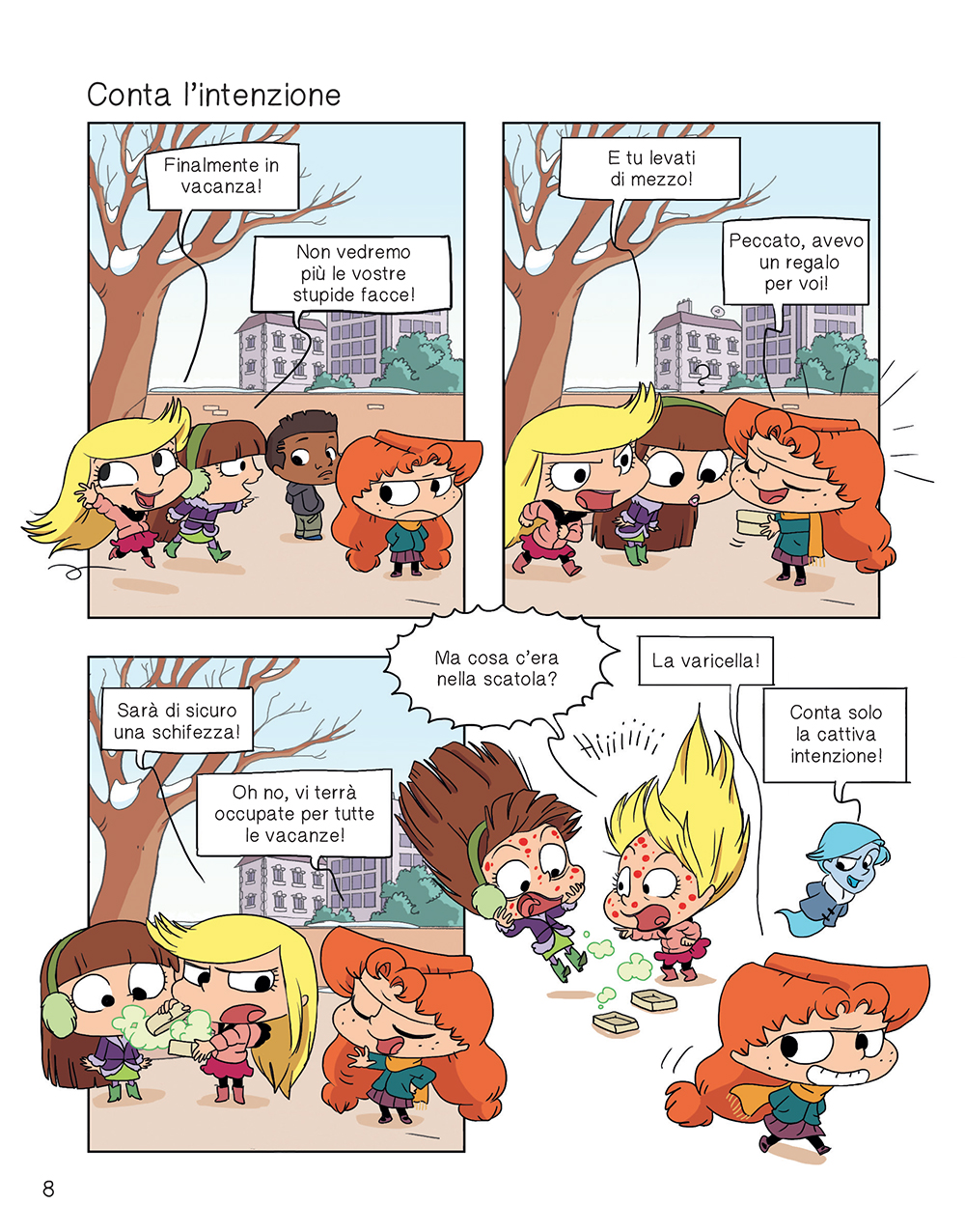 BeccoGiallo Kids Adele Crudele Funky Piumino fumetto 80 pp