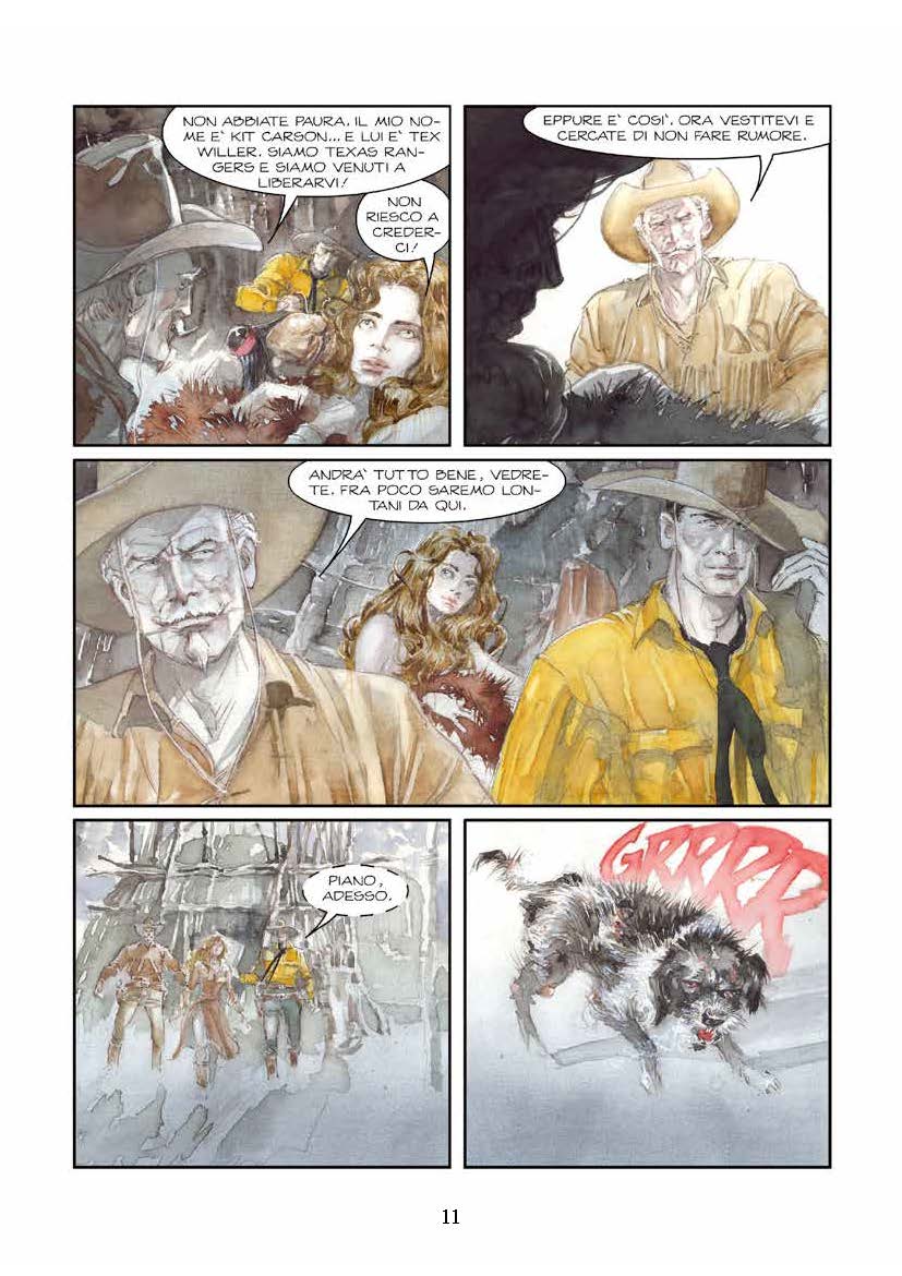 Nicola Pesce Maestri del Fumetto Tex Sfida missione fumetto