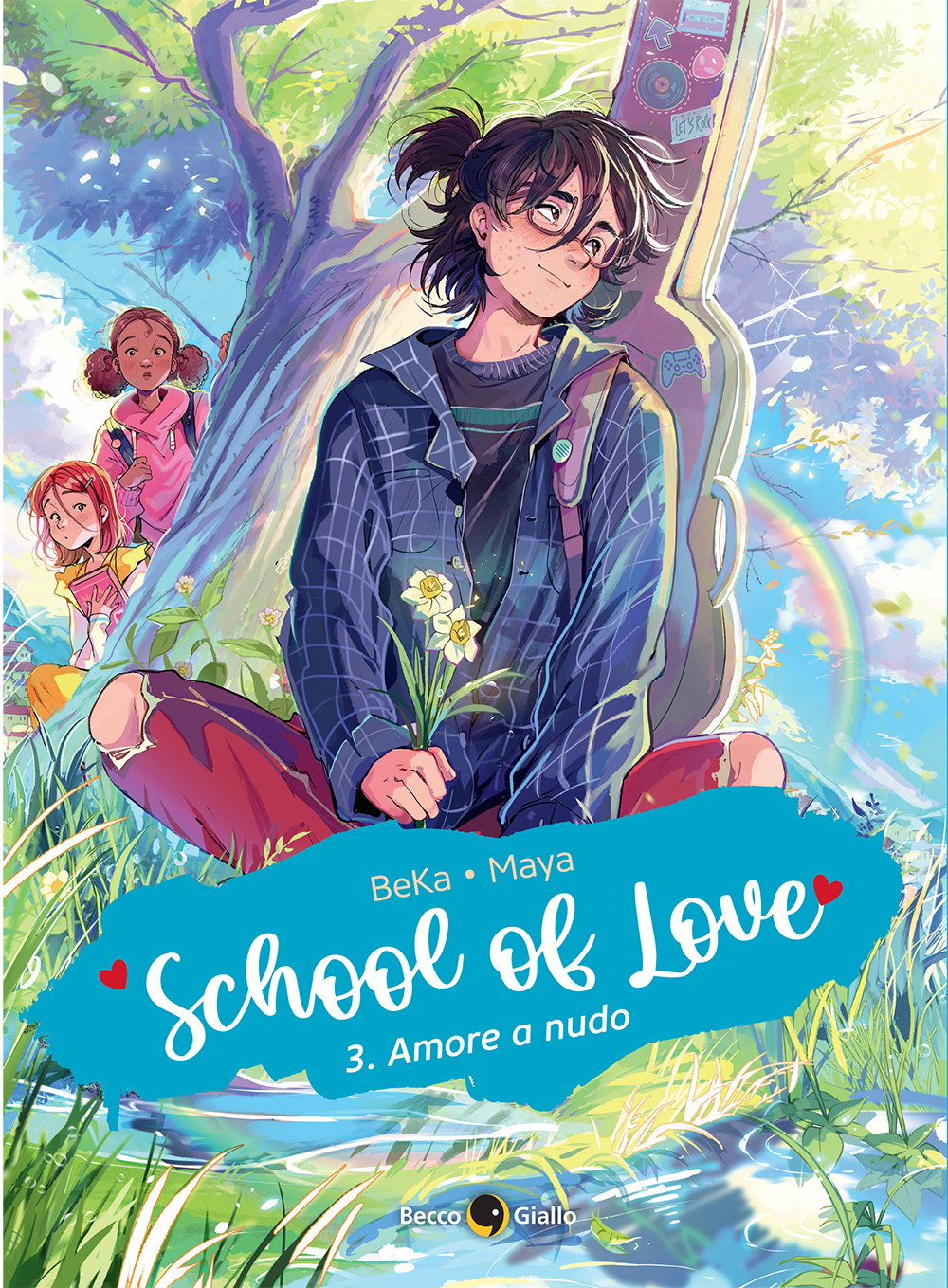 BeccoGiallo Kids School of Love 3 fumetto brossura colori