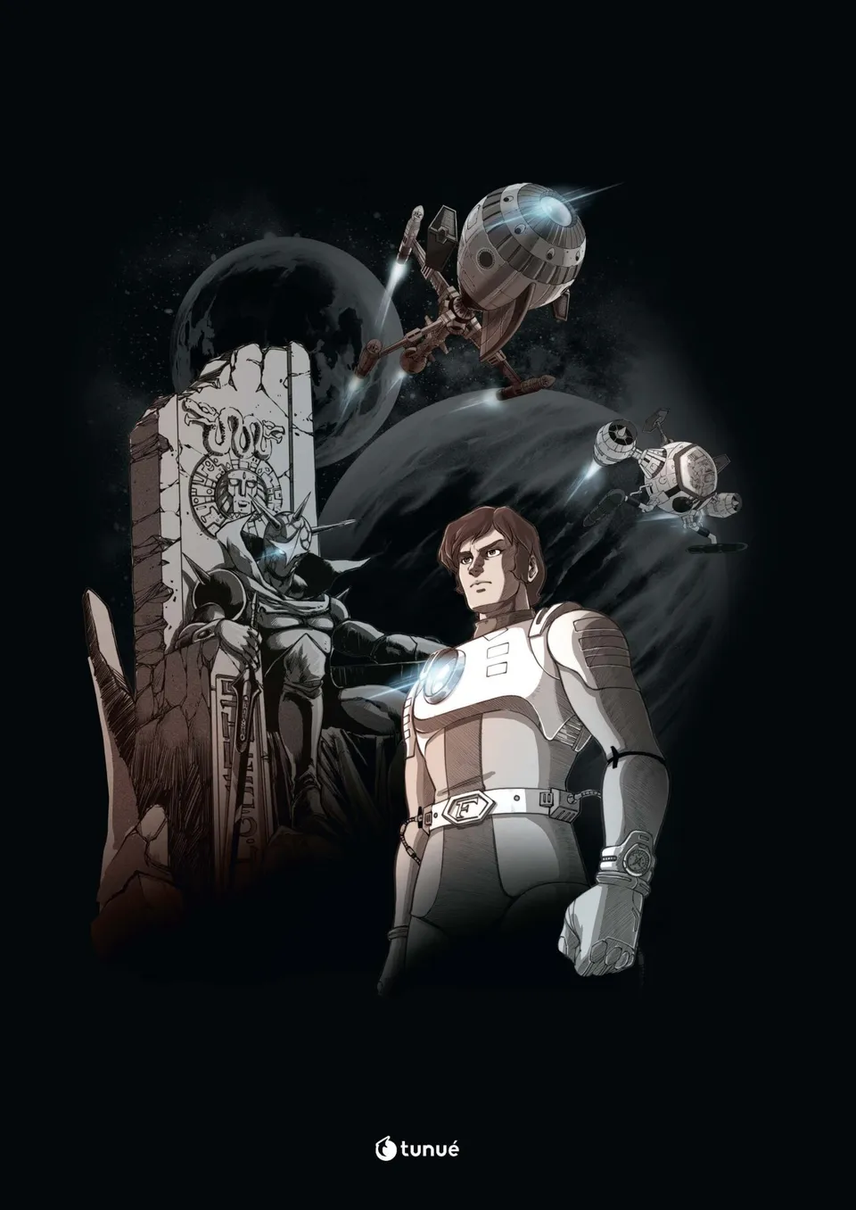 Tunué Prospero's Books Extra Capitan Futuro graphic novel + adesivo