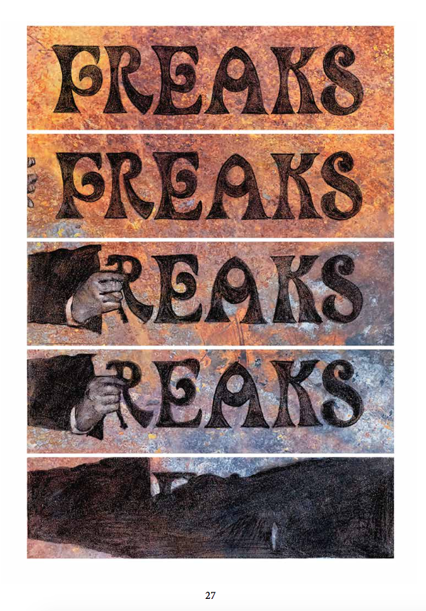 Nicola Pesce Horror Freaks fumetto horror brossurato