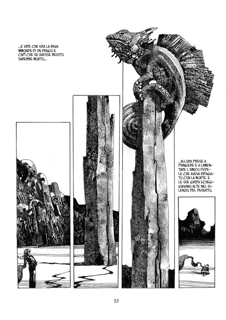 Nicola Pesce Sergio Toppi Sharaz-de fumetto graphic novel