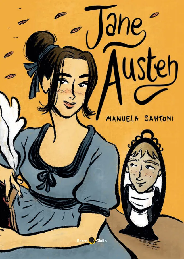 BeccoGiallo Biografie Jane Austen fumetto brossura con alette