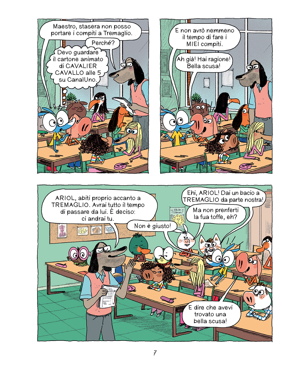 BeccoGiallo Kids Ariol Tremaglio fumetto bambini 128 pagine