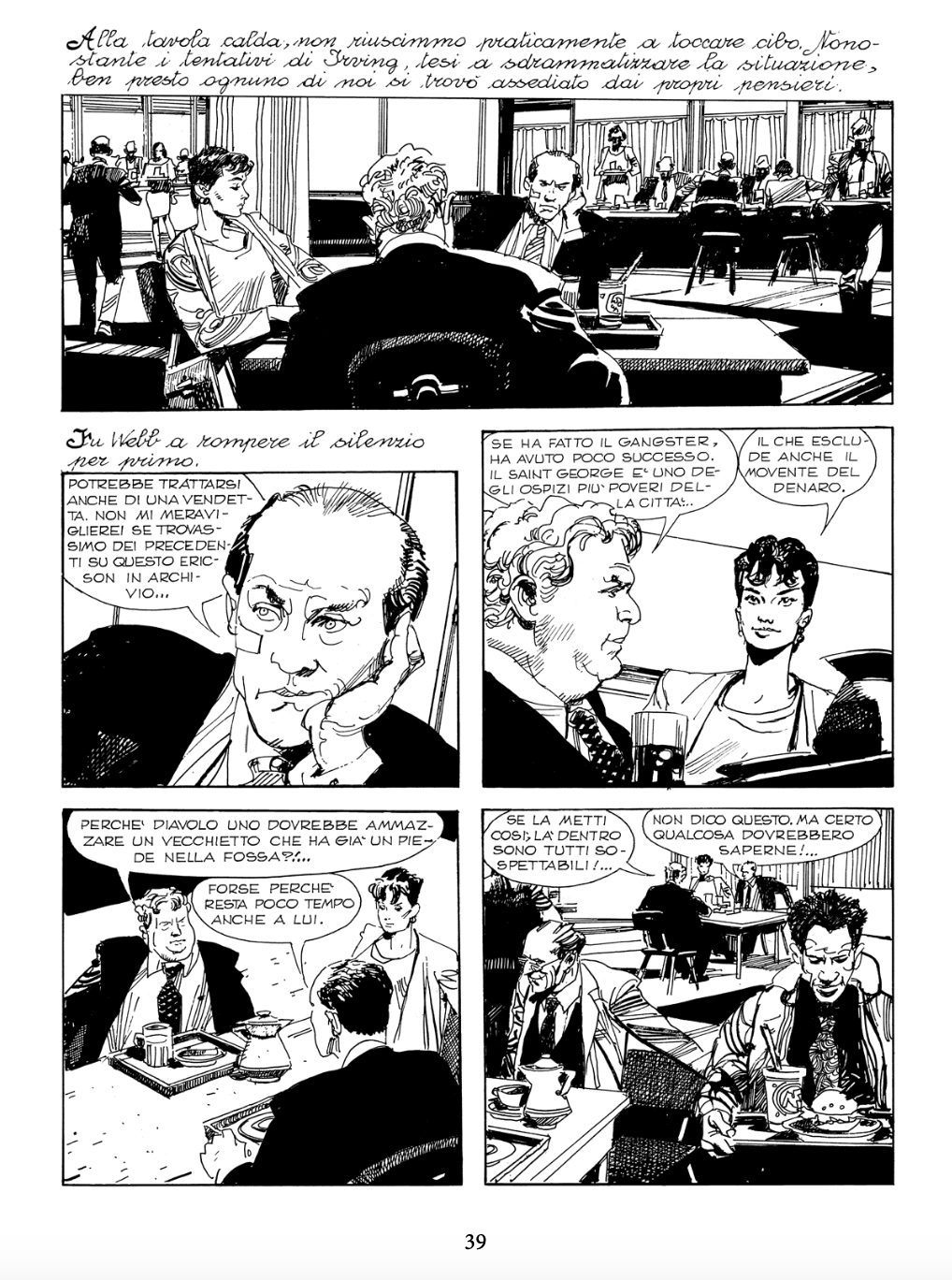 Nicola Pesce Maestri del Fumetto Julia L’eterno riposo fumetto giallo