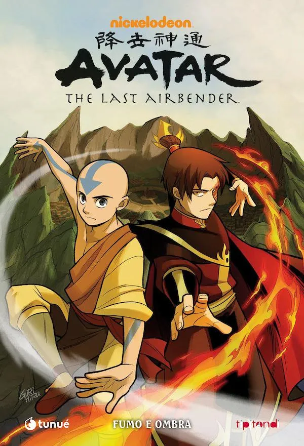 Tunuè Avatar Fumo e ombra vol. 4 fumetto Zuko e Aang