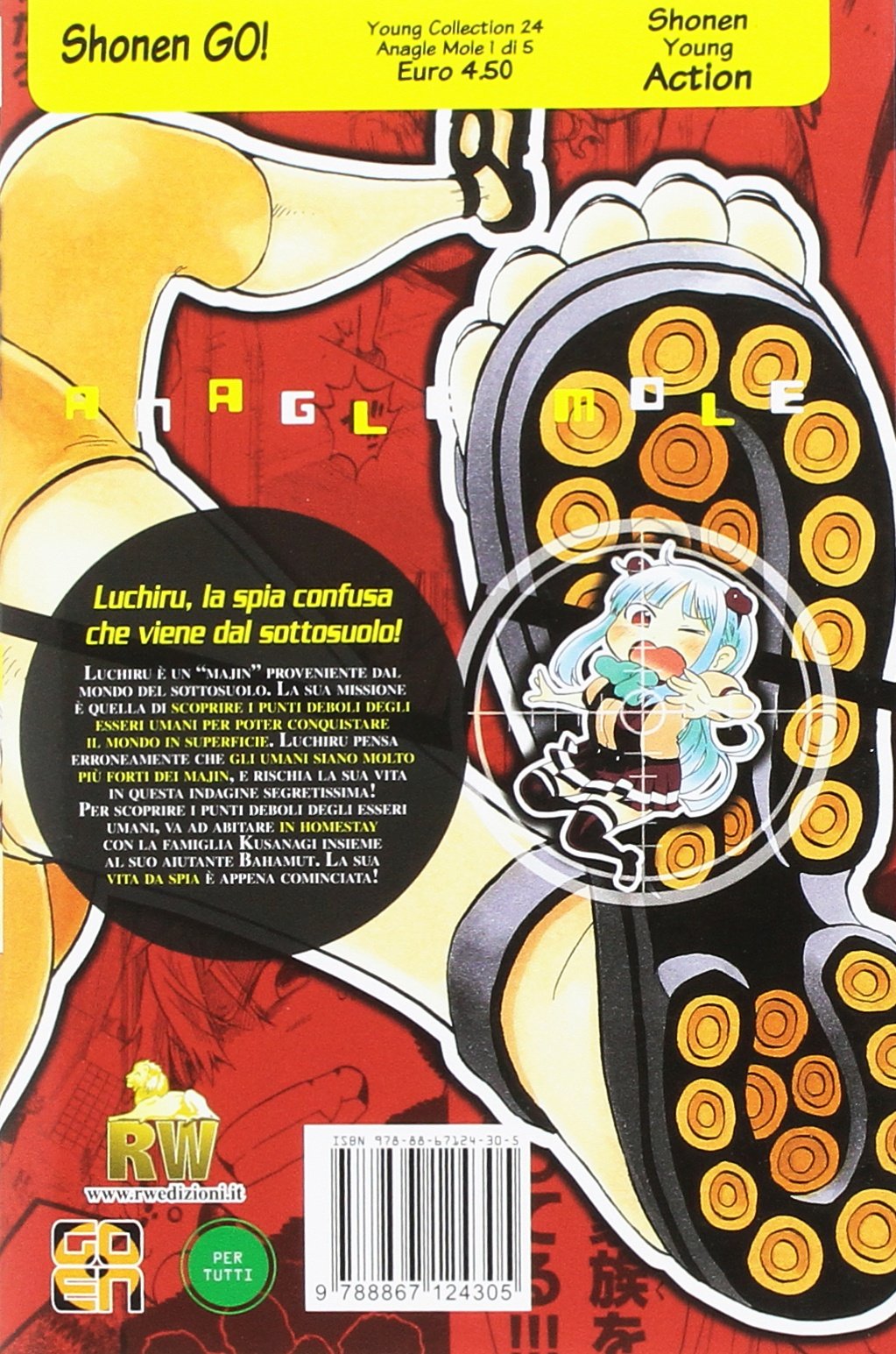 Goen Young Collection Anagle Mole 1 manga brossurato shonen