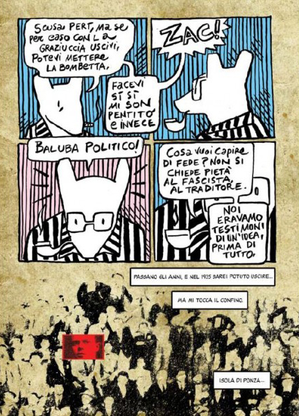 BeccoGiallo Biografie Pertini fra le nuvole fumetto 144 pagine colori