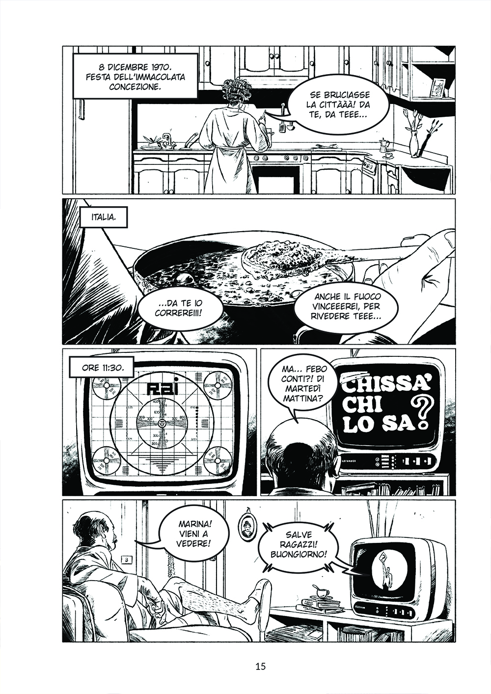 BeccoGiallo Graphic Journalism Il Golpe Borghese graphic novel bn