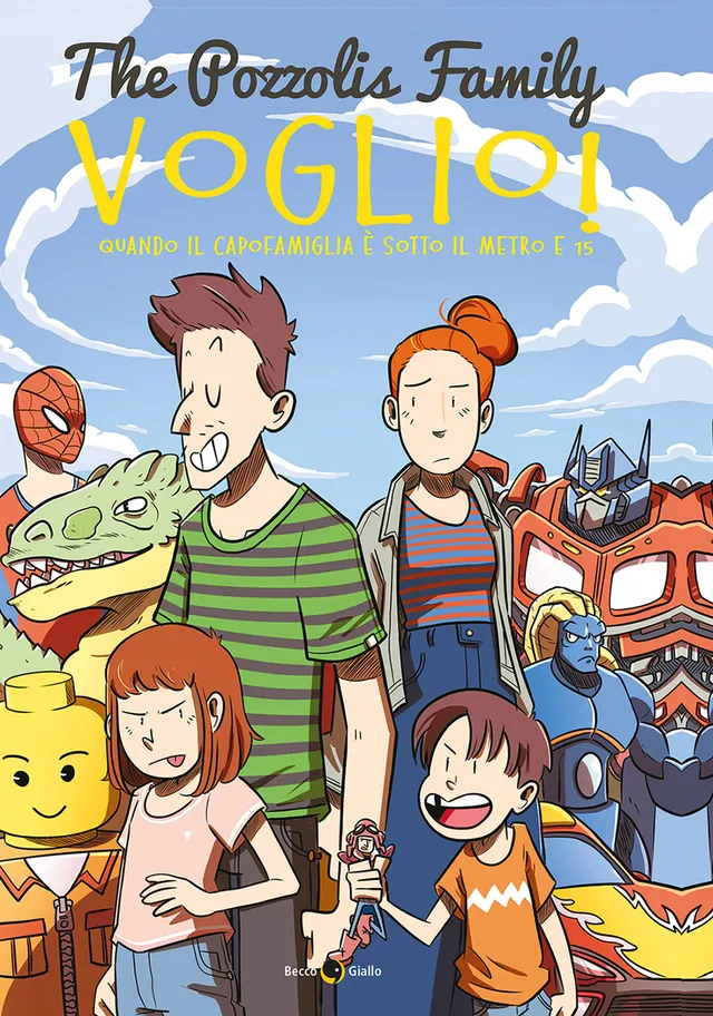 BeccoGiallo Voglio! Pozzolis Family fumetto cartonato 144 pp