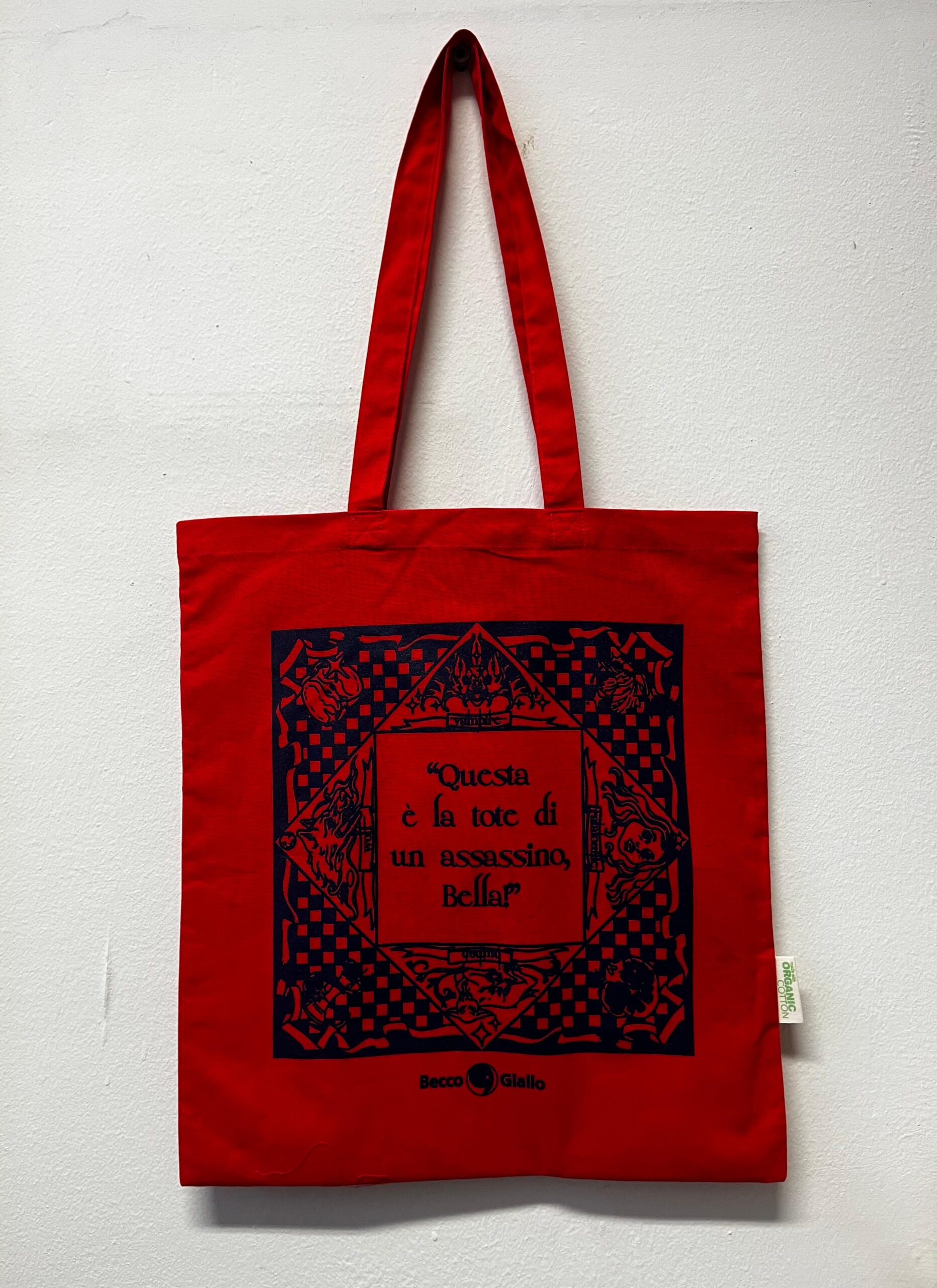 BeccoGiallo Merch Tote Bag Twilight shopper cotone 38x42 cm