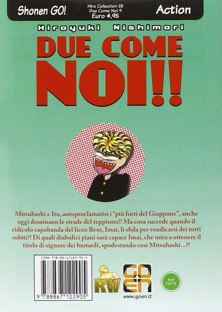 Goen Hiro Collection Due come noi 9 manga volume 9 commedia scolastica