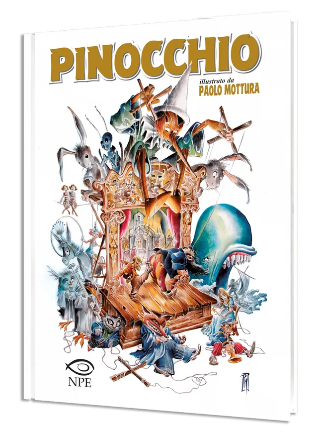 Nicola Pesce Pinocchio illustrato Mottura libro fiaba ragazzi
