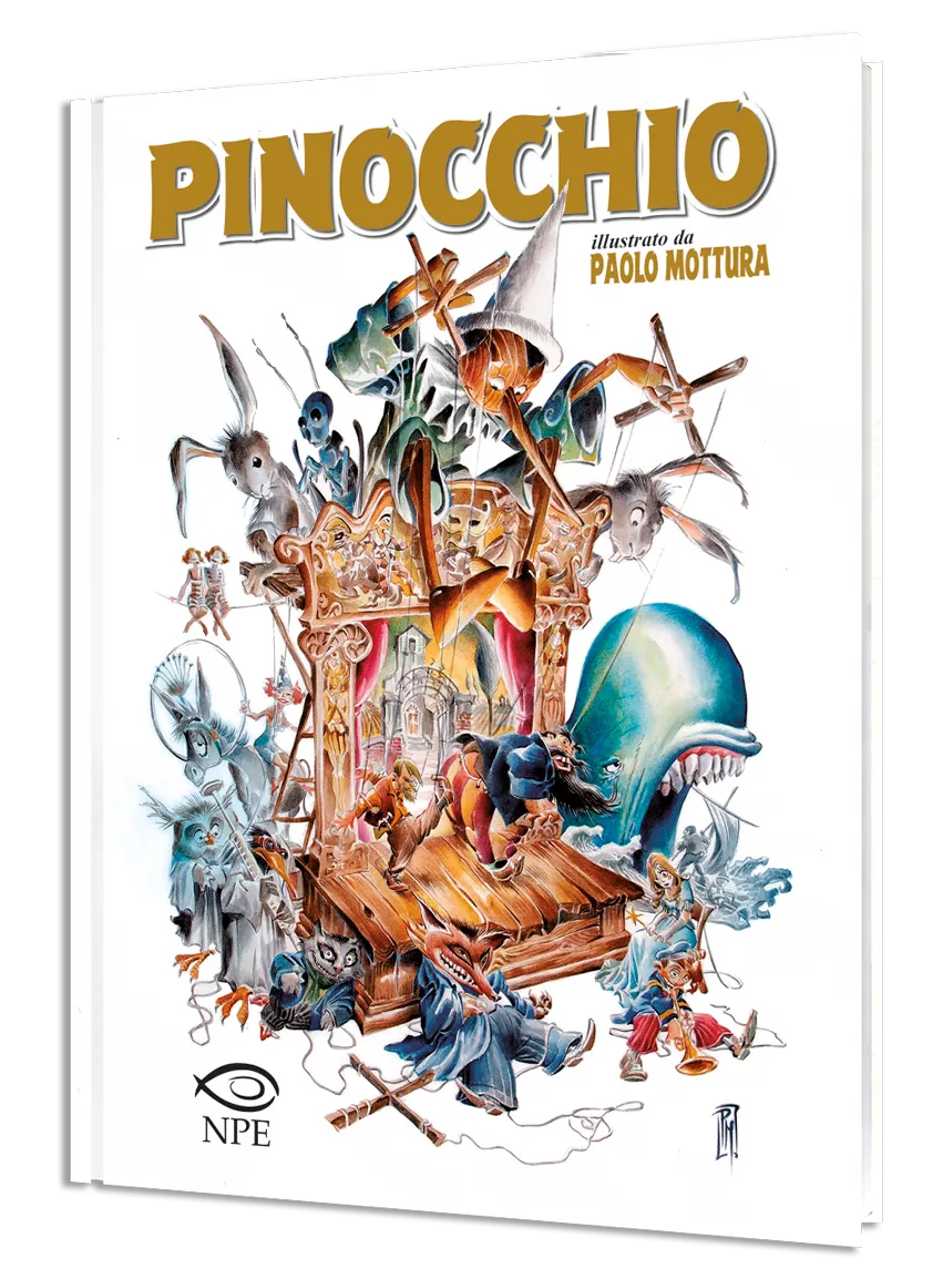 Nicola Pesce Pinocchio illustrato Mottura libro fiaba ragazzi