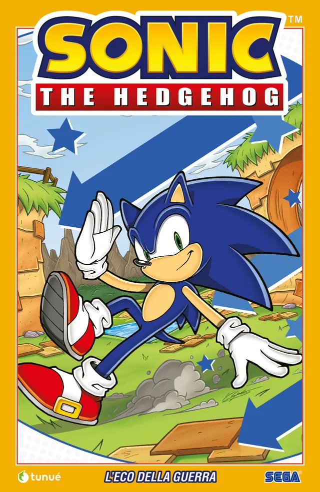 Tunue Kids Sonic Vol 1 Eco della Guerra variant fumetto