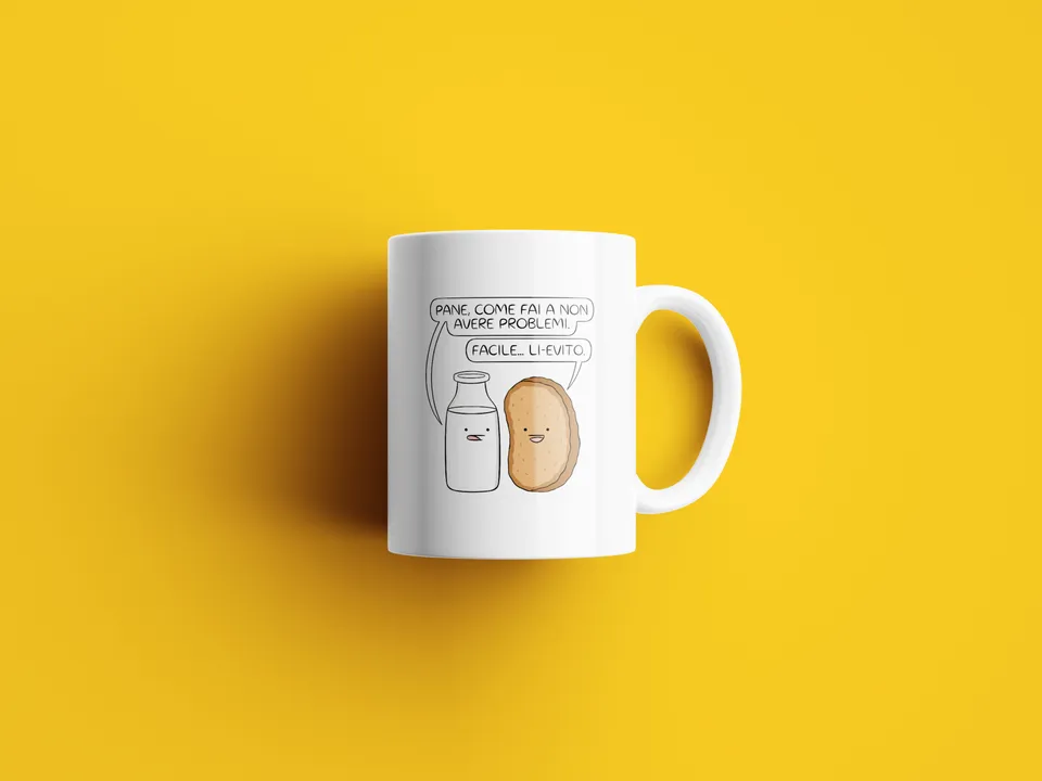 Tunuè Pera Toons tazza Lievito ceramica colazione