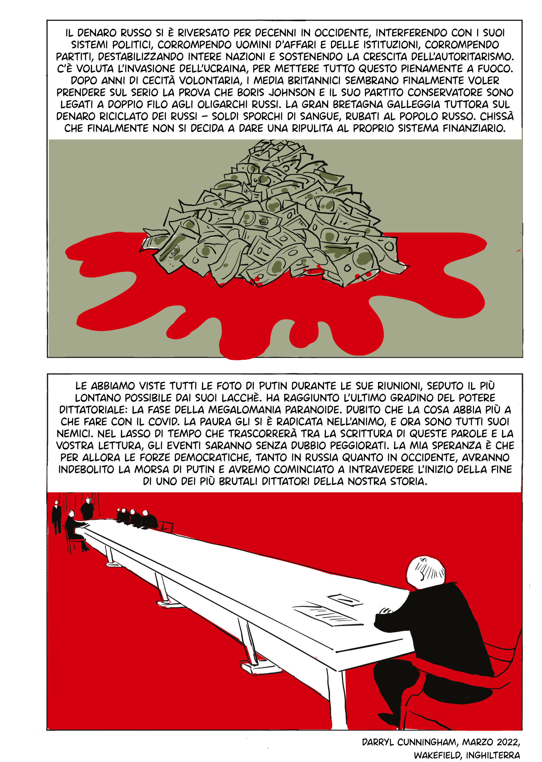 BeccoGiallo Putin e la Russia graphic novel 160 pp colori Cunningham
