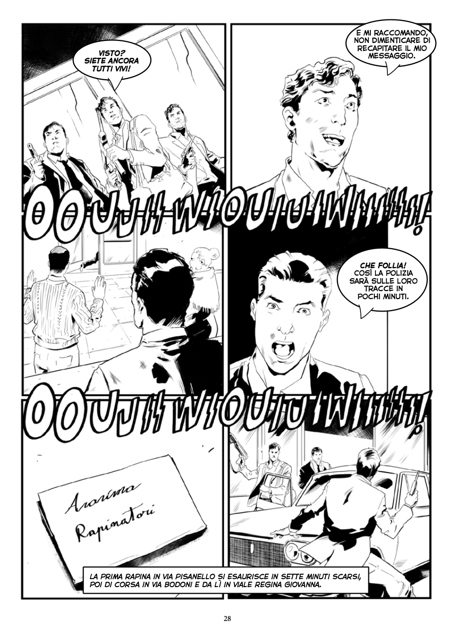 Nicola Pesce Nuvole Milano Criminale Bandito fumetto noir