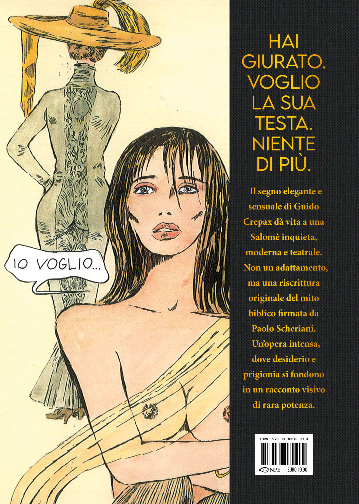 Nicola Pesce Guido Crepax La Salomè illustrato fumetto brossurato