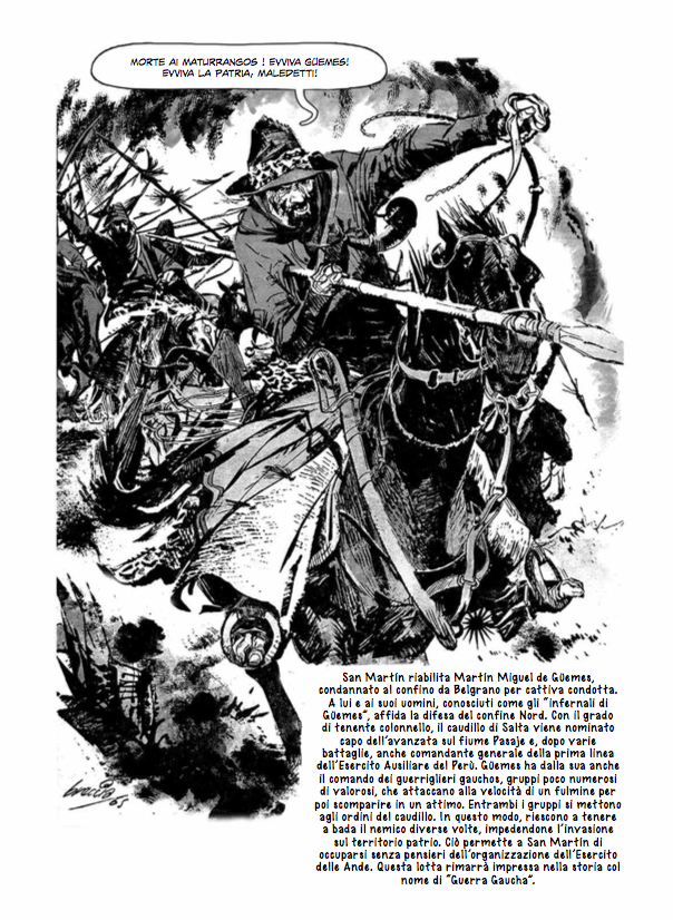 Nicola Pesce Breccia San Martín di Alberto Breccia fumetto