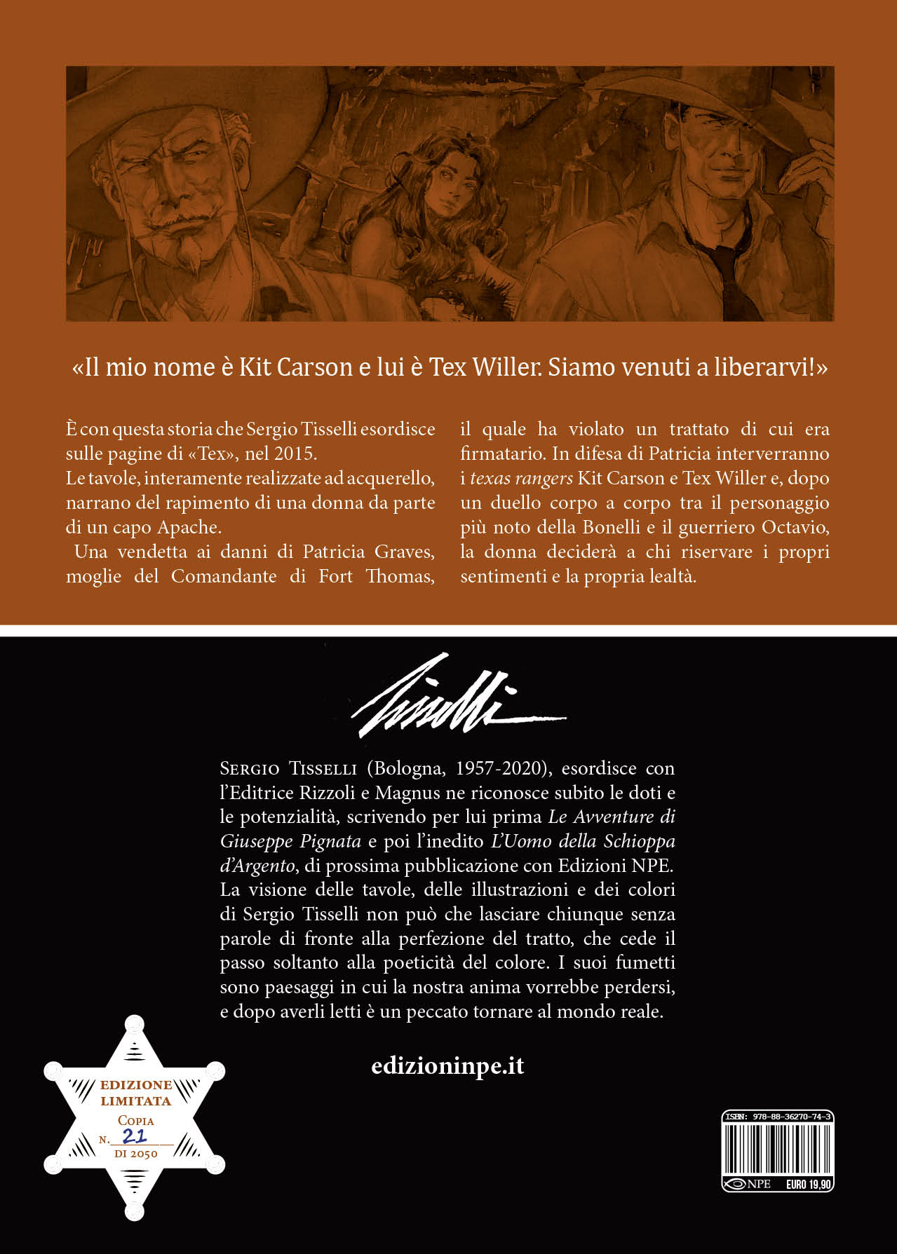 Nicola Pesce Maestri del Fumetto Tex Sfida missione fumetto