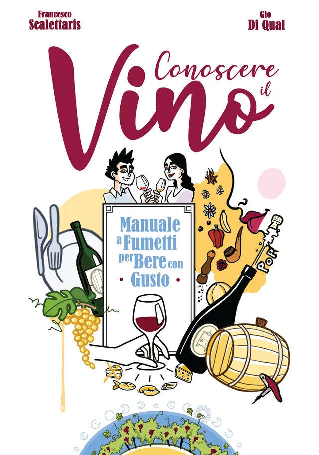 BeccoGiallo Conoscere il Vino manuale a fumetti brossura