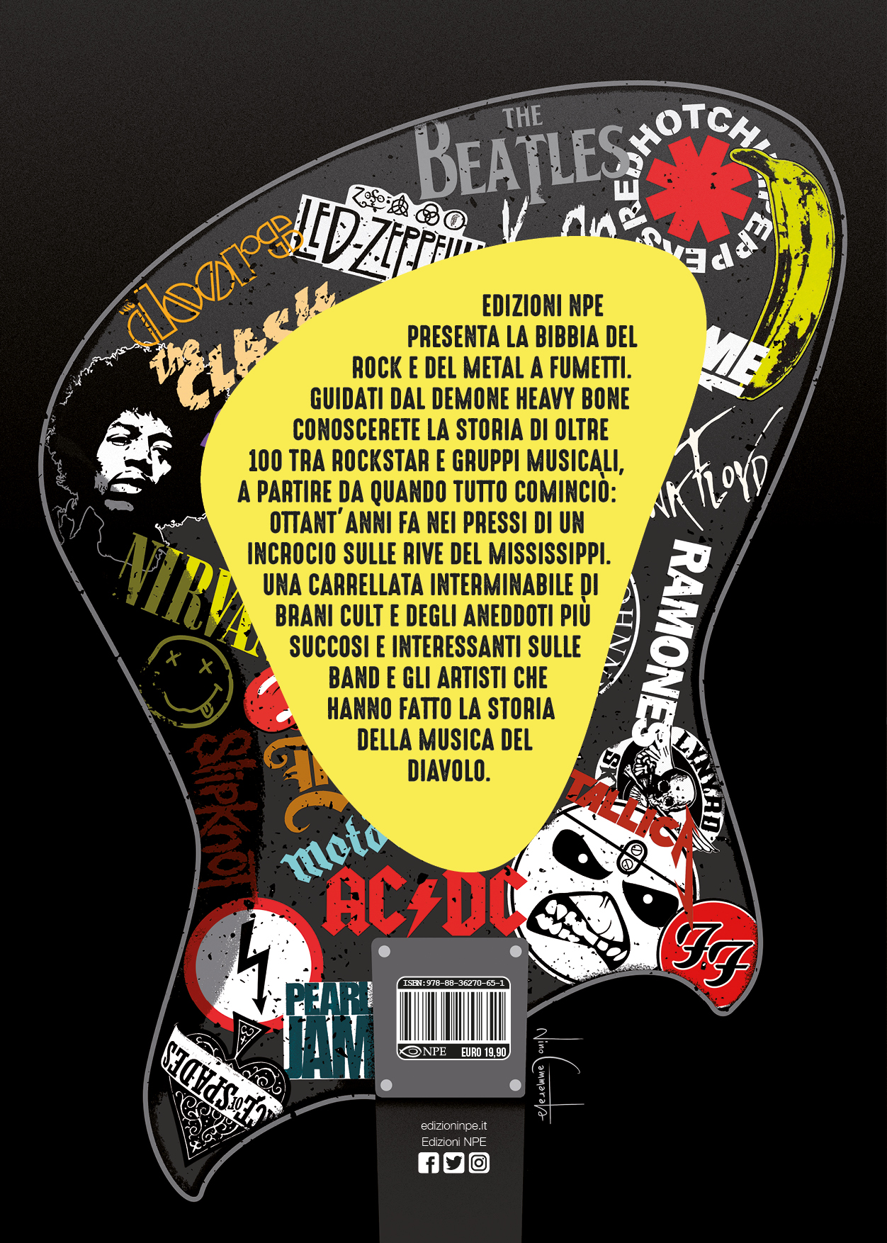 Nicola Pesce Music & Comics La grande storia rock fumetto brossurato