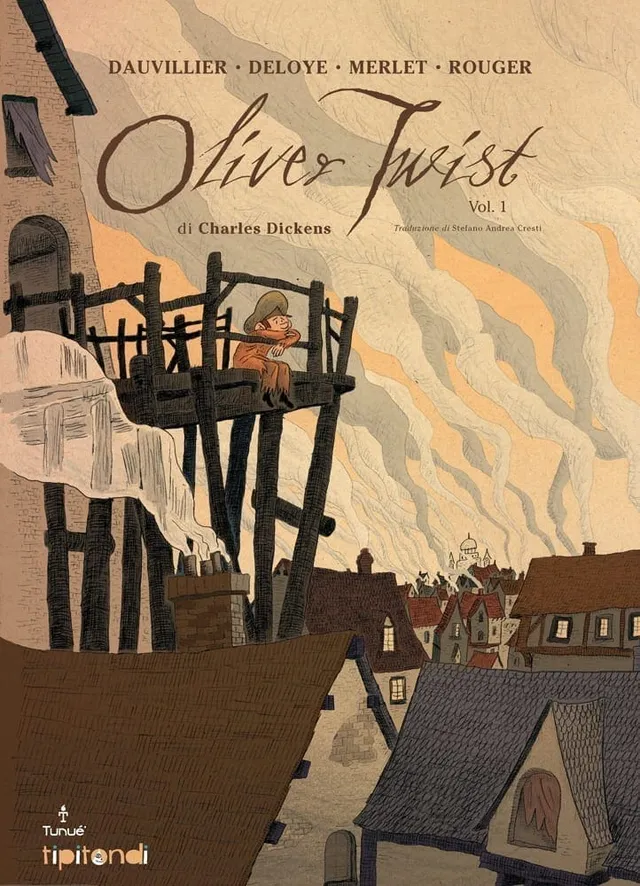 Tunuè Oliver Twist fumetti kids Dickens classico ragazzi