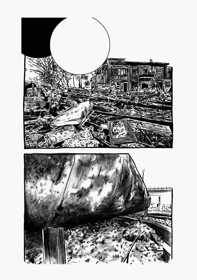 BeccoGiallo Graphic Journalism Viareggio Una strage annunciata Fumetto bn
