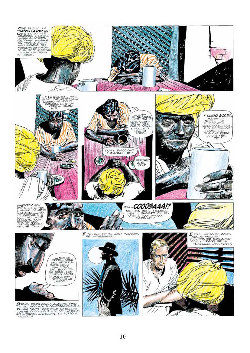 Attilio Micheluzzi L'uomo del Tanganyka fumetto avventura brossurato