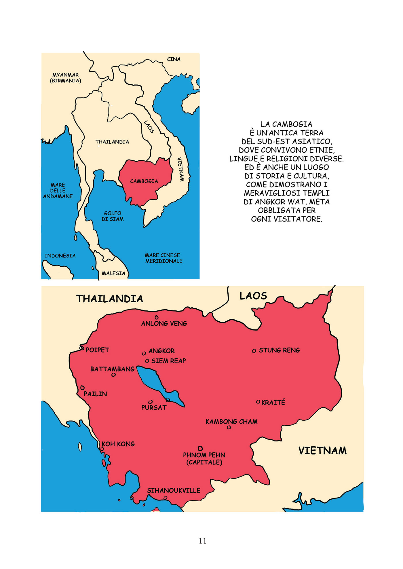 BeccoGiallo Graphic Journalism Un’altra via per la Cambogia fumetto brossura