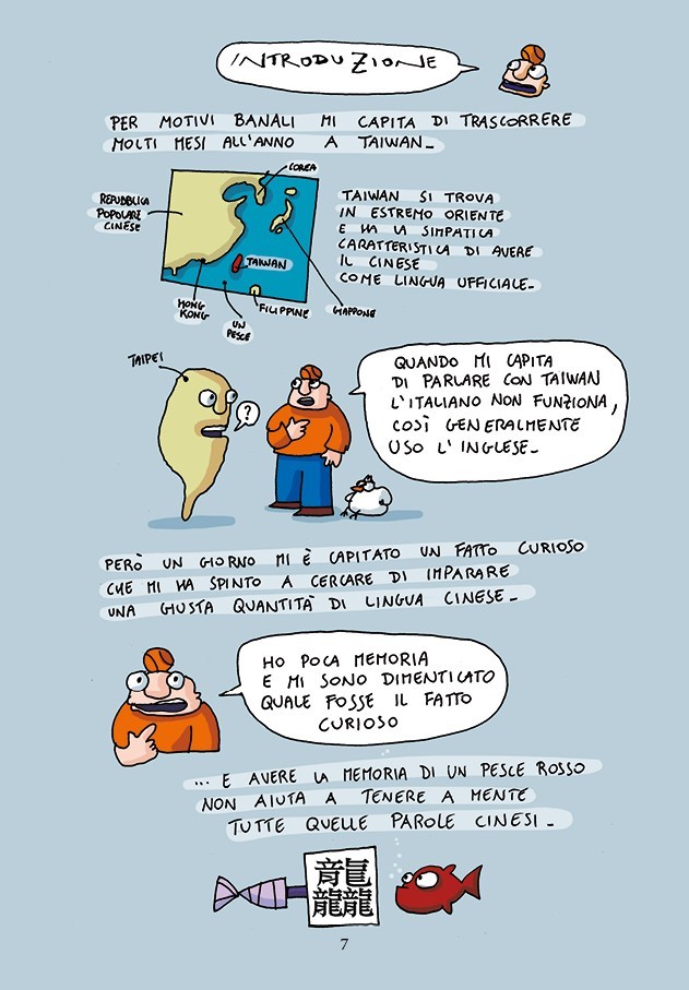 Nicola Pesce Saggistica Il cinese a fumetti volume brossurato