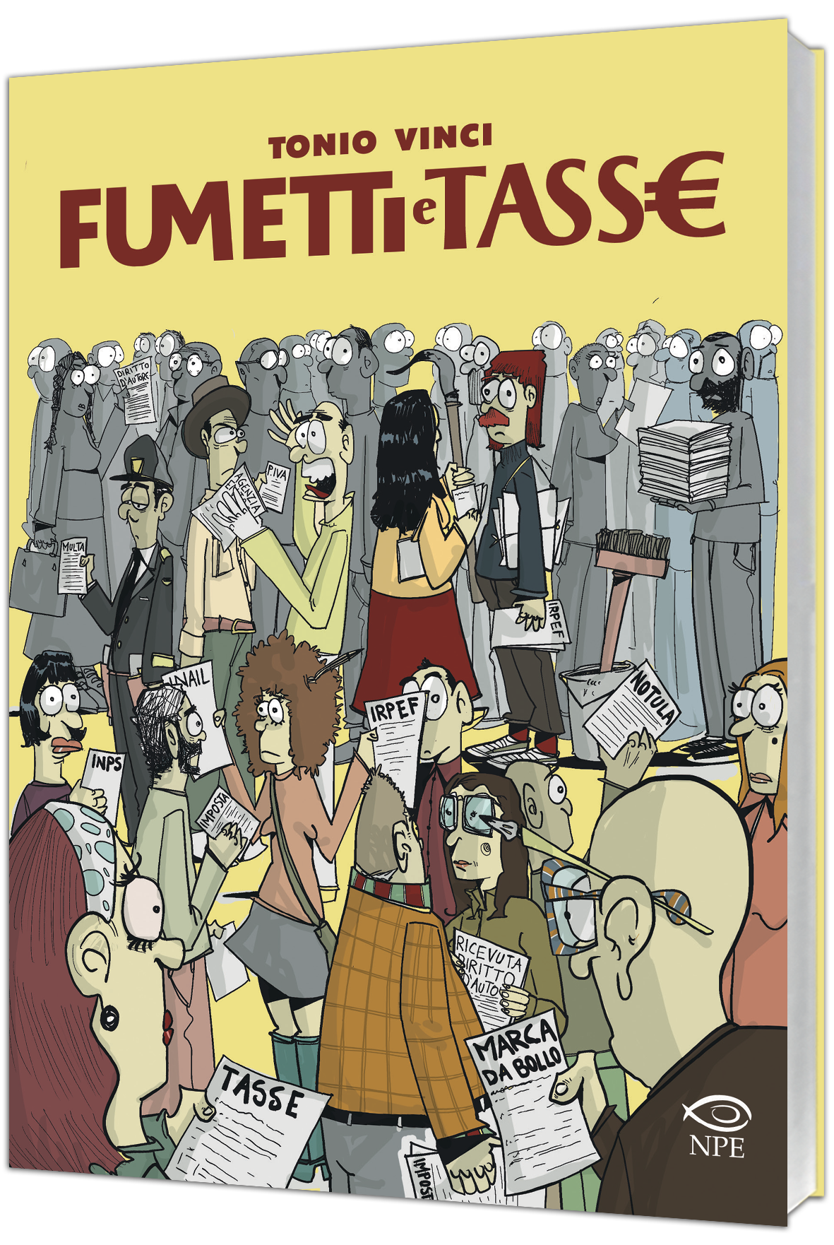 Nicola Pesce Editore Fumetti e Tasse libro brossurato fisco