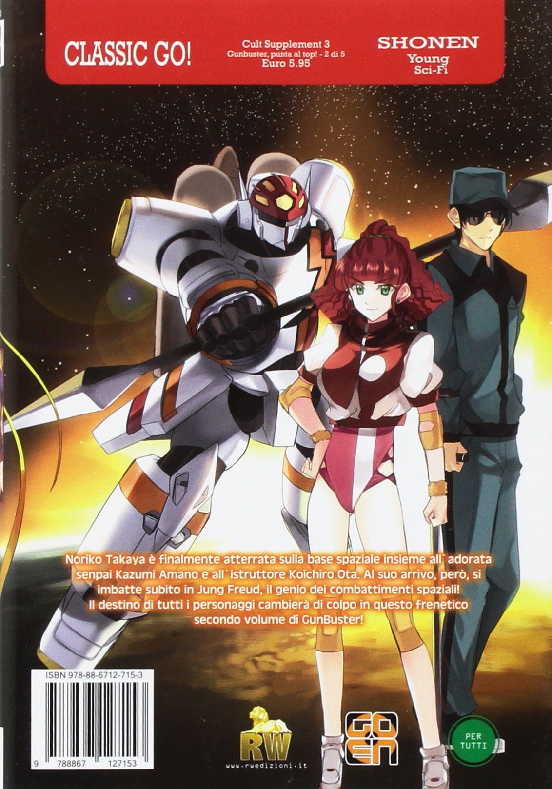 Goen Cult Punta al Top Gunbuster! 2 manga volume 2 mecha